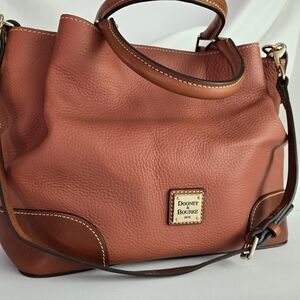 Beautiful Leather Dooney & Bourke Brenna Shoulder/Handbag In VGC Satchel